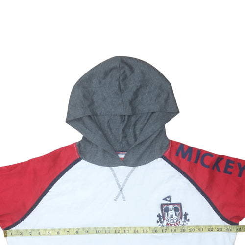 Love to Lounge Women's Mickey Mouse White Red Hoodie Size M