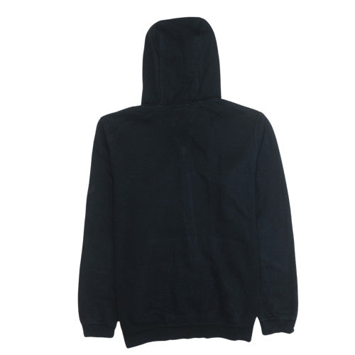Nike Mens Black Full Zip Hoodie L Fleece Sports Sweatshirt