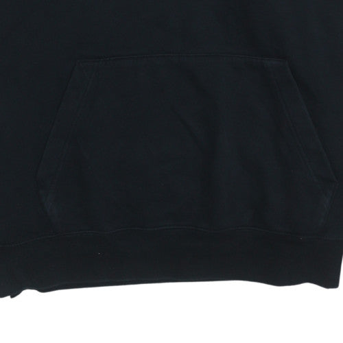 Nike Men's Black Pullover Fleece Hoodie L Regular Fit