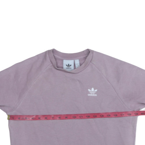 Adidas Women’s Purple Crew Neck Pullover Sweatshirt XS