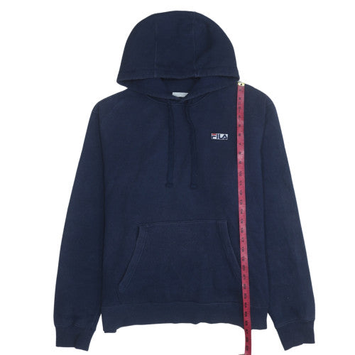 FILA Men's Blue XL Pullover Hoodie Fleece Regular Fit