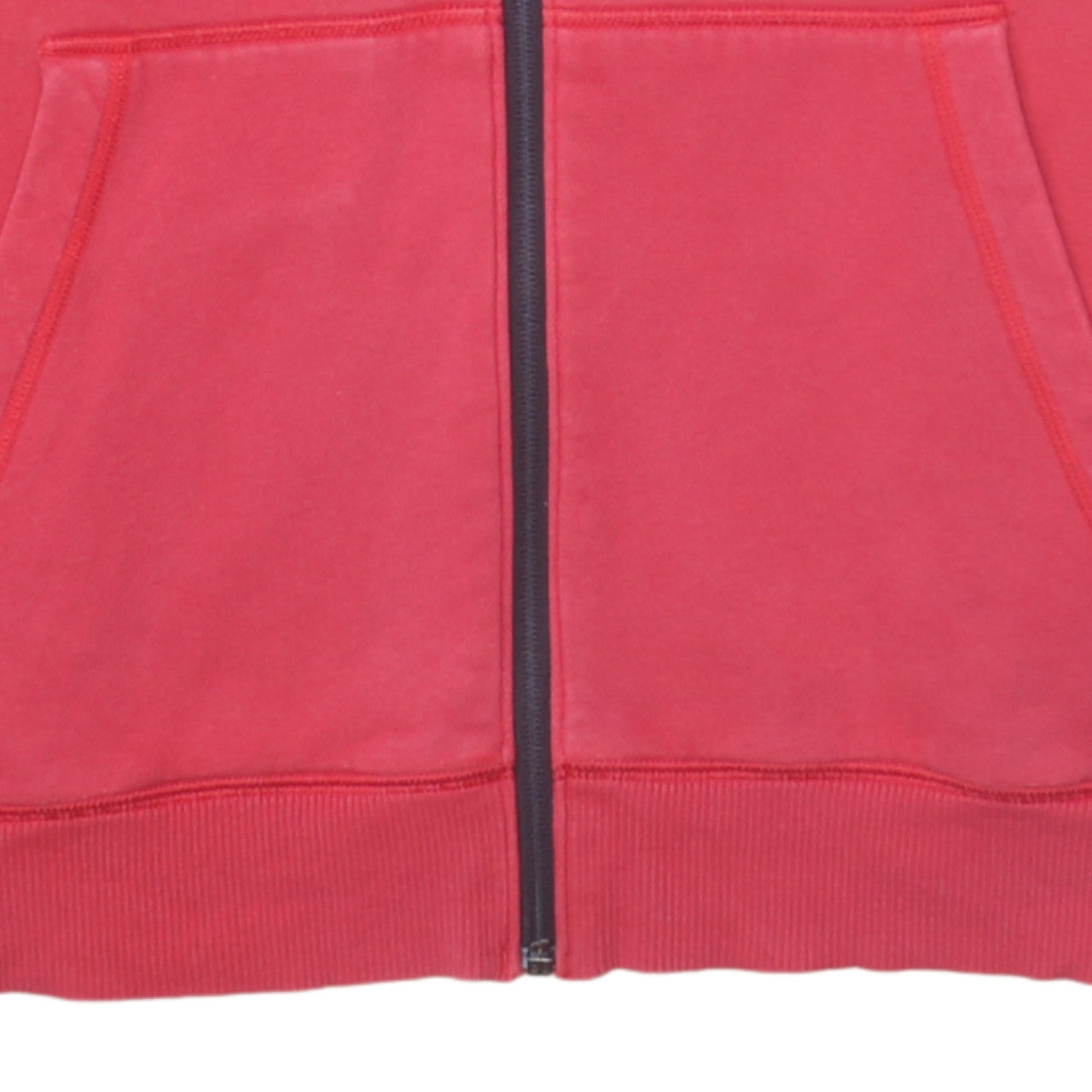 Under Armour Men's Red Full Zip ColdGear Hoodie Size M Fitted