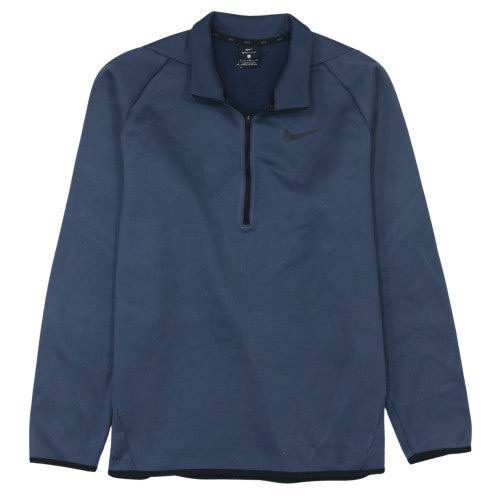 Nike Men's Blue Dri-Fit 1/2 Zip Pullover Sweatshirt Size L