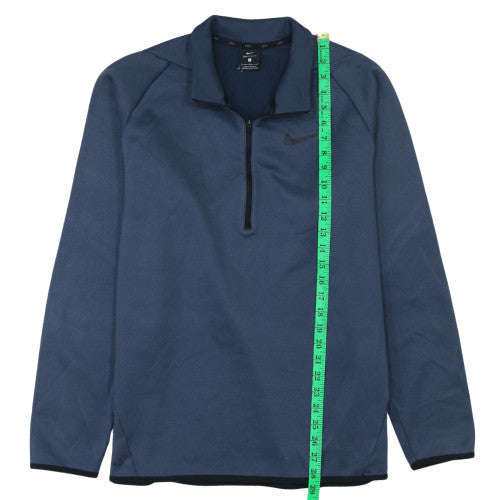 Nike Men's Blue Dri-Fit 1/2 Zip Pullover Sweatshirt Size L