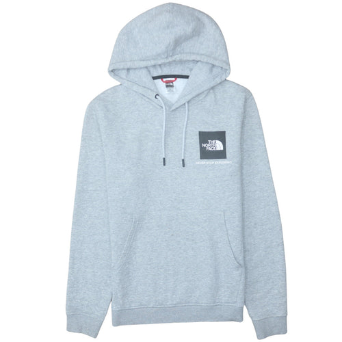 The North Face Men's Grey Pullover Hoodie Size S Logo Outdoor