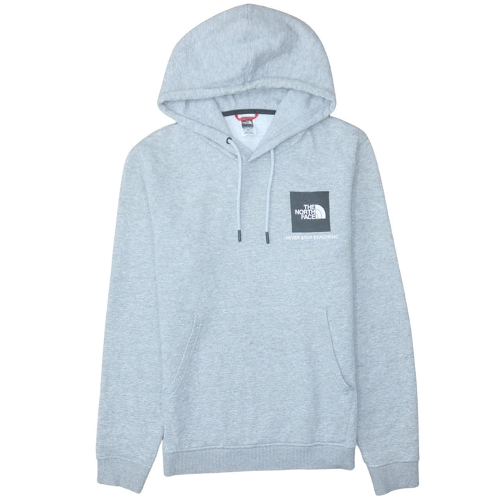 The North Face Men's Grey Pullover Hoodie Size S Logo Outdoor