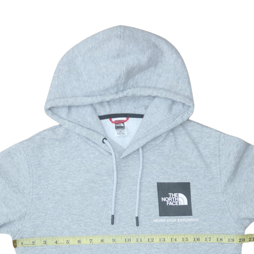 The North Face Men's Grey Pullover Hoodie Size S Logo Outdoor