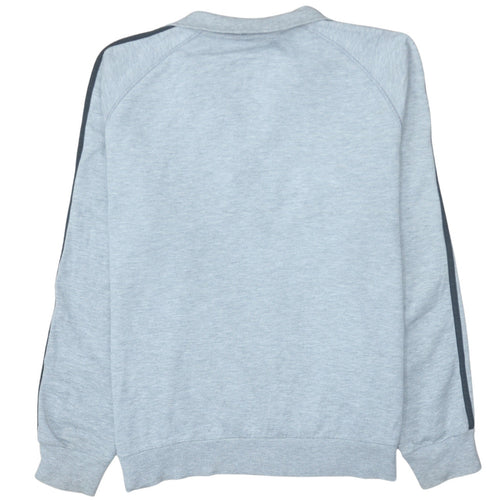 adidas Men's Grey 1/2 Zip Sweatshirt L Performance Essentials