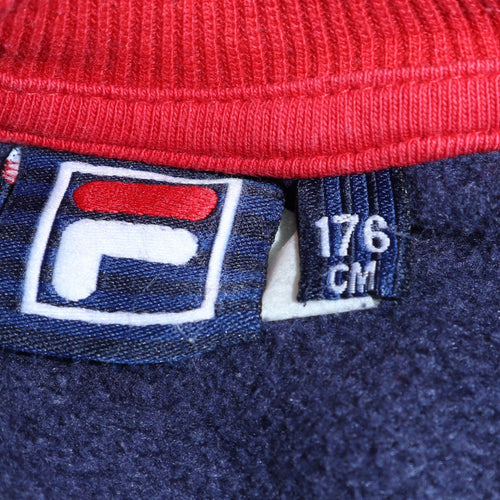FILA Boys Multicoloured 176cm Pullover Sweatshirt Colourblock Logo