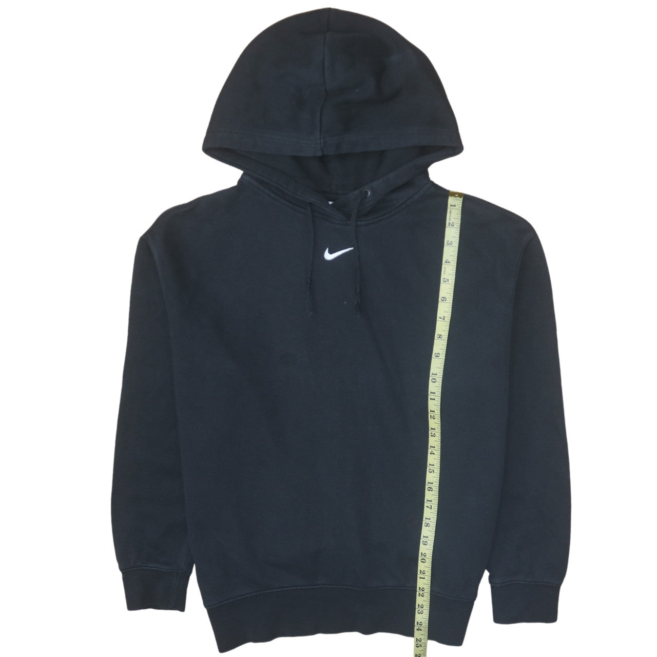 Nike Men's Black Pullover Hoodie Small Logo Fleece Sweatshirt