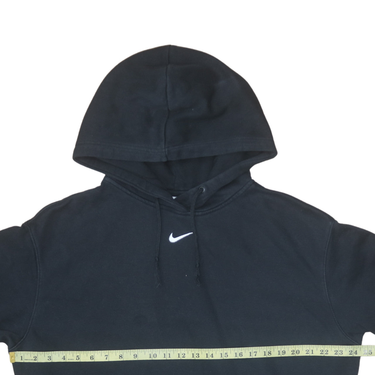 Nike Men's Black Pullover Hoodie Small Logo Fleece Sweatshirt