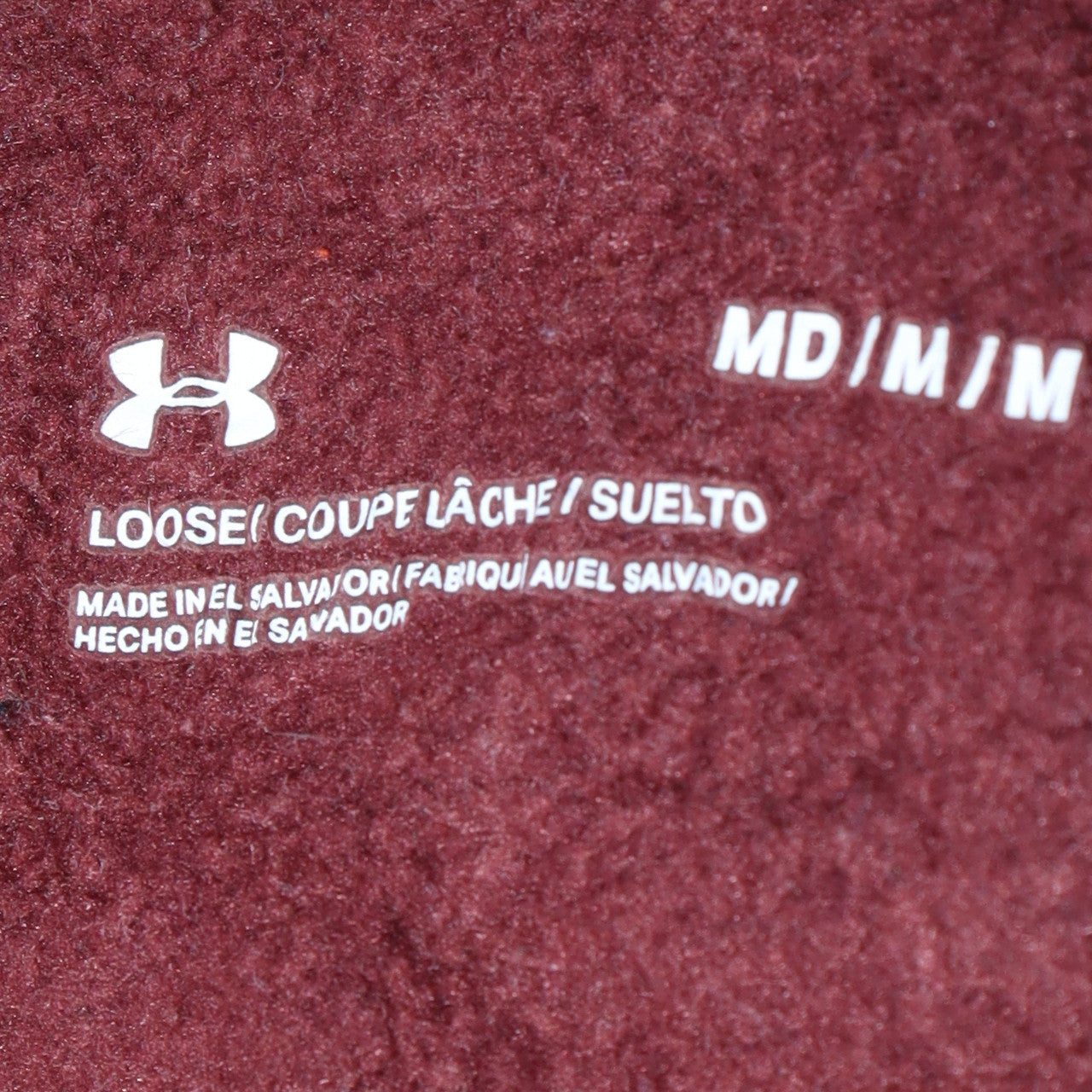 Under Armour Men’s Brown Pullover Hoodie M Relaxed Fit Fleece