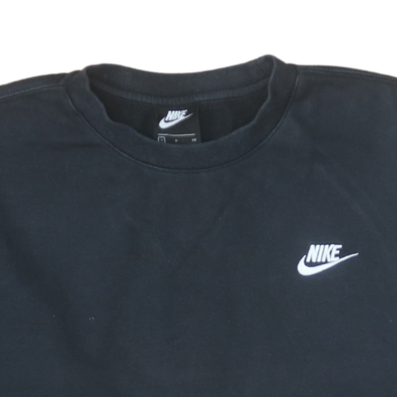 Nike Men's Black Small Pullover Crew Neck Sweatshirt