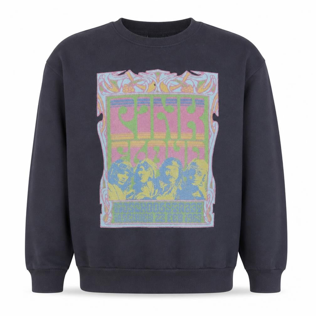 Front view of Primark Pink Floyd Men's Black L Pullover Sweatshirt Graphic Print
