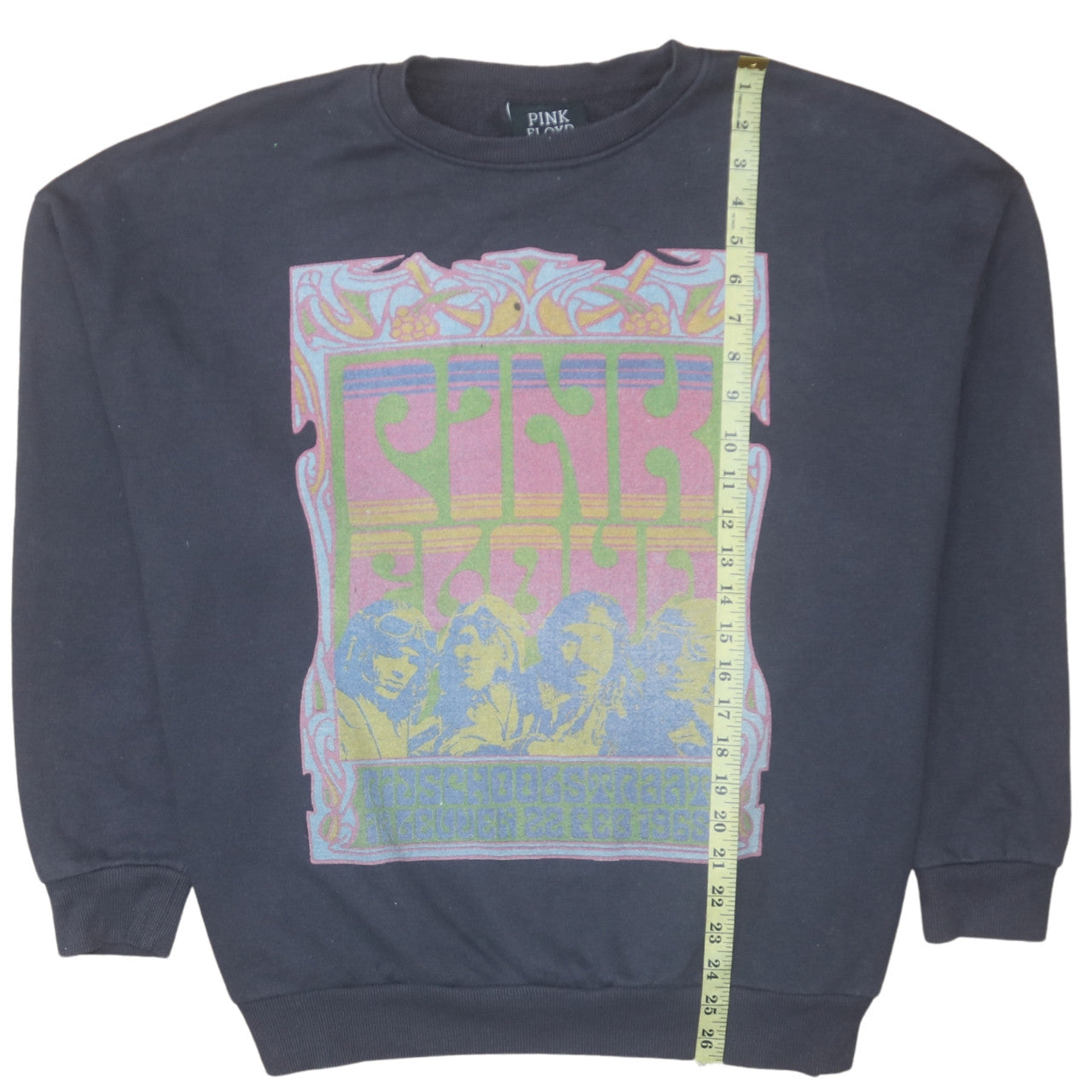 Primark Pink Floyd Men's Black L Pullover Sweatshirt Graphic Print