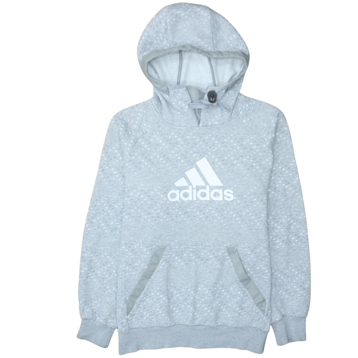 Adidas Men's Grey Pullover Hoodie Size M Sportswear Jumper