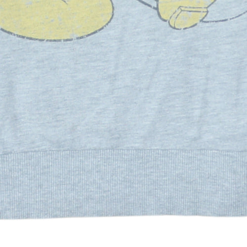 Disney Women Grey XS Mickey Mouse Pullover Sweatshirt