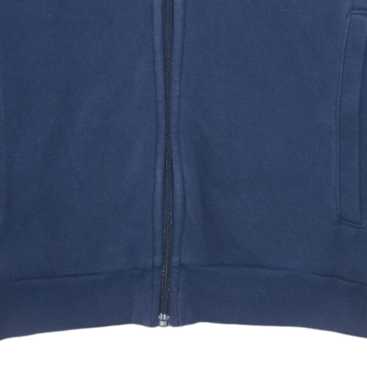 Adidas Men's Blue Full Zip Hoodie Medium Fleece Sportswear