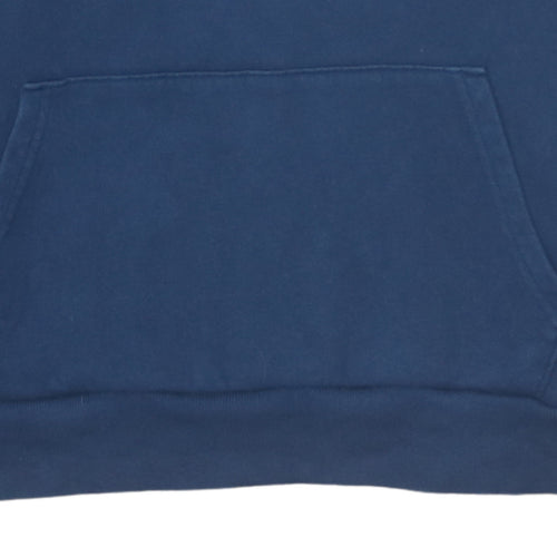 Under Armour Boys Blue Pullover Hoodie 13-14 Years Cotton Blend Fleece