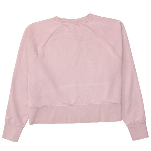 Nike Women Pink Dri-Fit Crew Neck Pullover Sweatshirt Size M