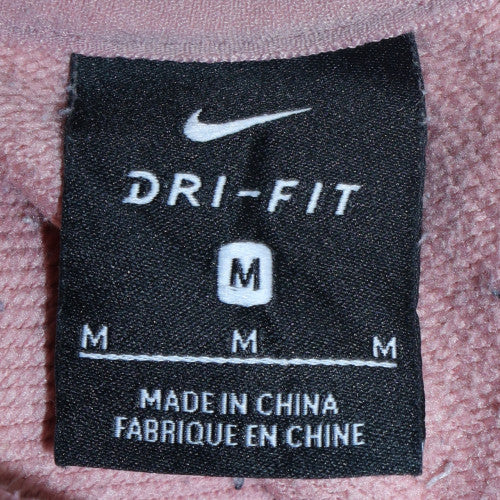 Nike Women Pink Dri-Fit Crew Neck Pullover Sweatshirt Size M