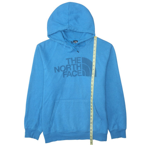 The North Face Men's Blue Pullover Hoodie XL Fleece Graphic Print