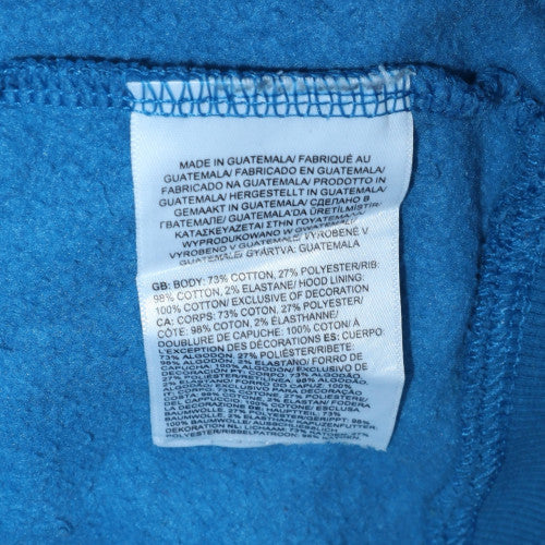 The North Face Men's Blue Pullover Hoodie XL Fleece Graphic Print