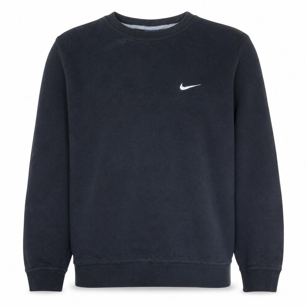Nike Men's Black Crew Neck Pullover Sweatshirt L Sports Fleece