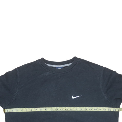 Nike Men's Black Crew Neck Pullover Sweatshirt L Sports Fleece