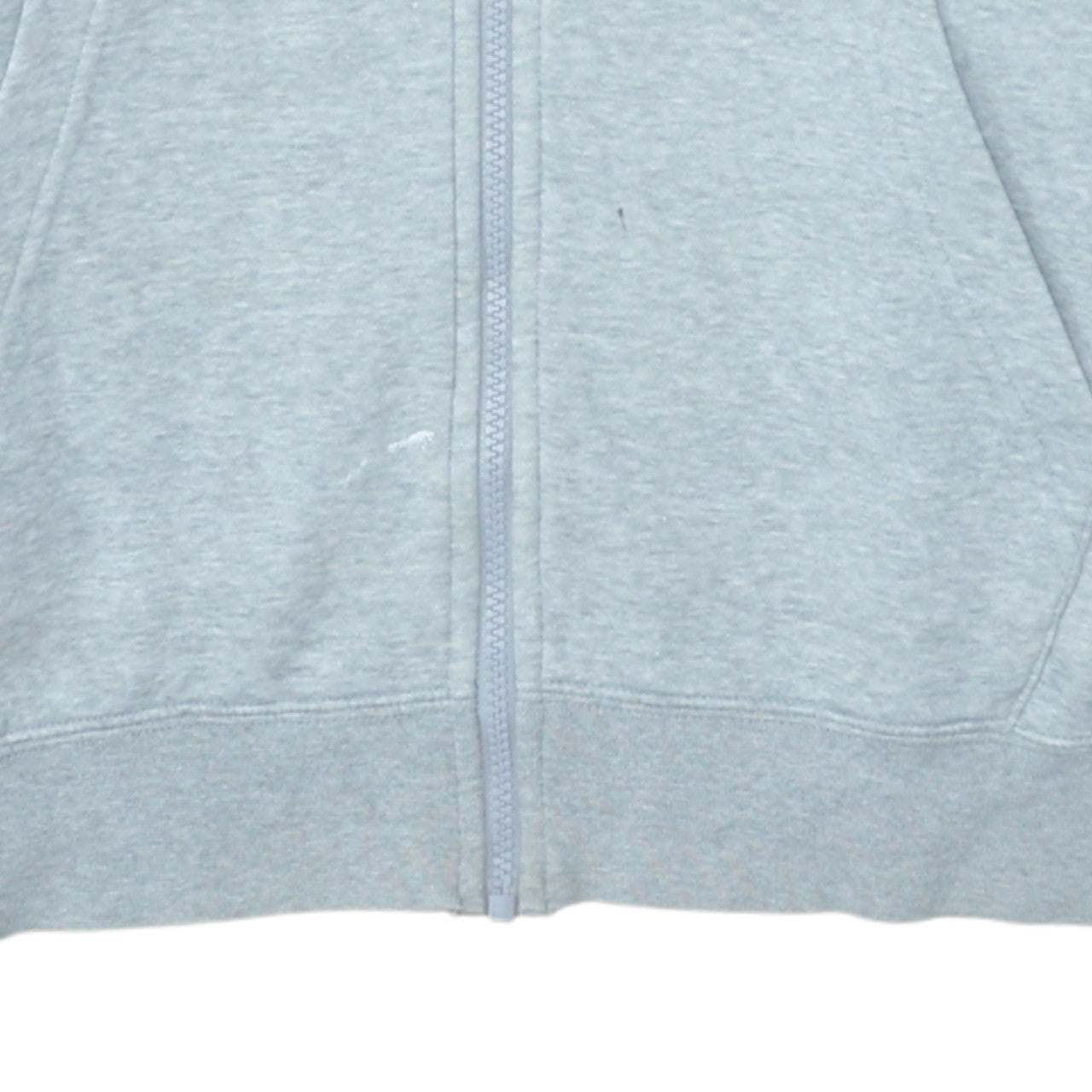 Nike Men Grey Full Zip Hoodie M Regular Fit