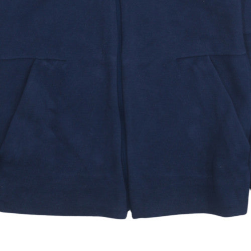 Adidas Mens Navy Full Zip Hoodie Team Evolution Alpine Racing Size 164