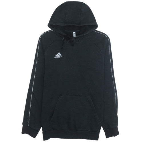 Adidas Men's Black Pullover Hoodie Size M Regular Fit Fleece