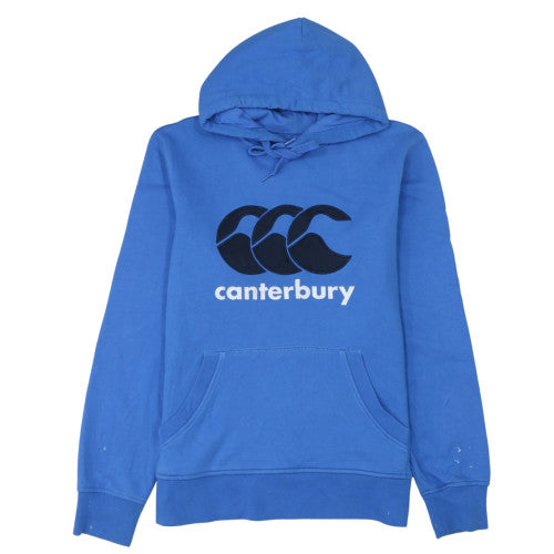 Canterbury Men's Blue Hoodie Pullover M Cotton Graphic Print