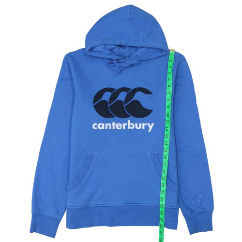 Canterbury Men's Blue Hoodie Pullover M Cotton Graphic Print