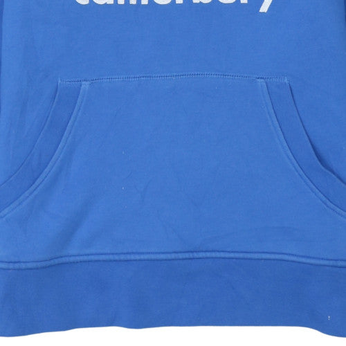 Canterbury Men's Blue Hoodie Pullover M Cotton Graphic Print