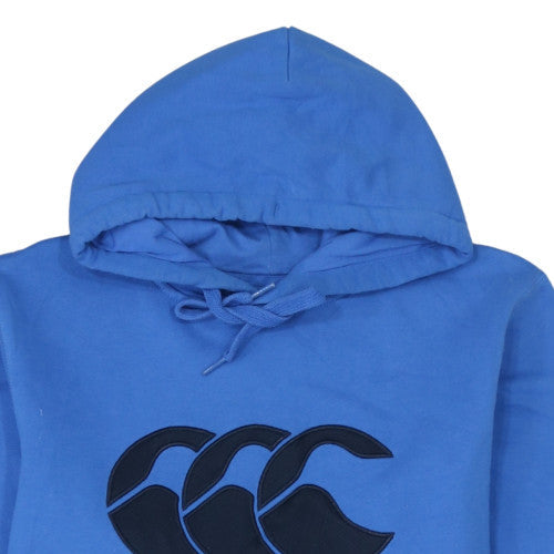 Canterbury Men's Blue Hoodie Pullover M Cotton Graphic Print