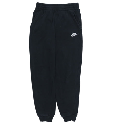 Nike Boys Black Jogger Sweatpants L 147-158cm Fleece Activewear Trousers