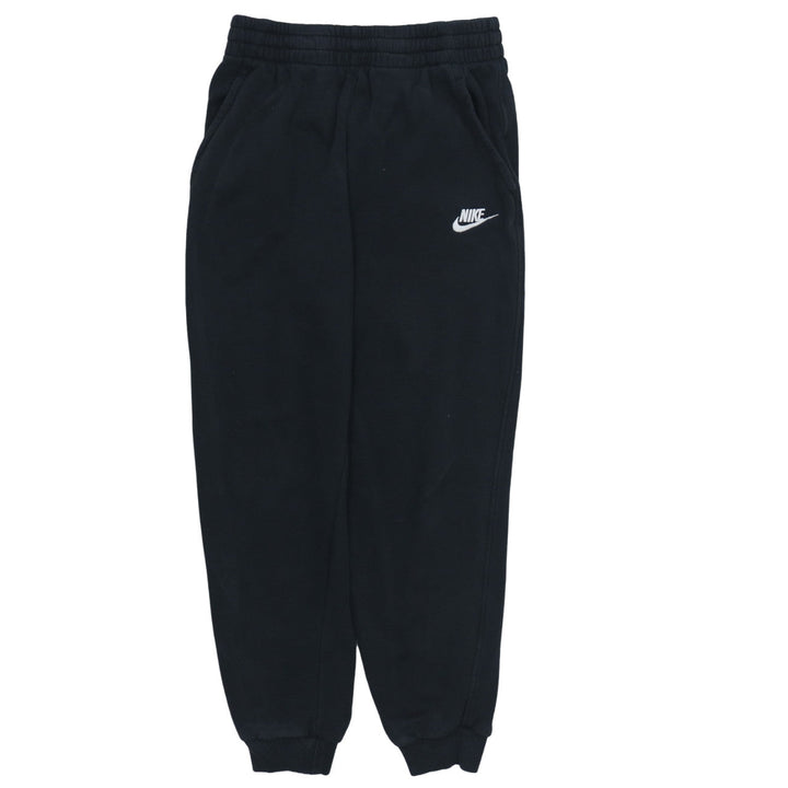 Nike Boys Black Jogger Sweatpants L 147-158cm Fleece Activewear Trousers