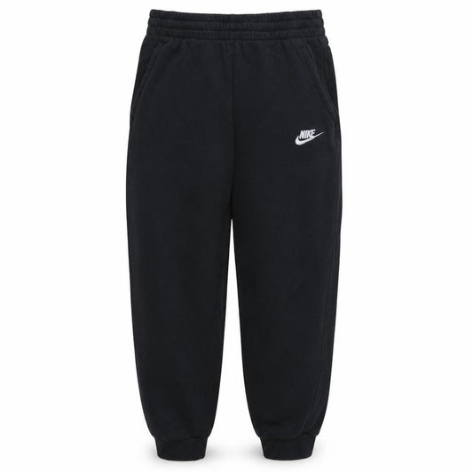 Front view of Nike boys’ black jogger sweatpants l 147-158cm fleece activewear trousers
