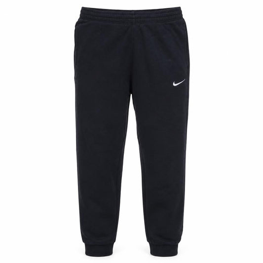 Front view of Nike Men's Black Jogger Sweatpants Fleece Trousers, size M