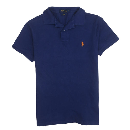 Ralph Lauren Men’s Blue Slim Fit Cotton Polo Shirt Size S