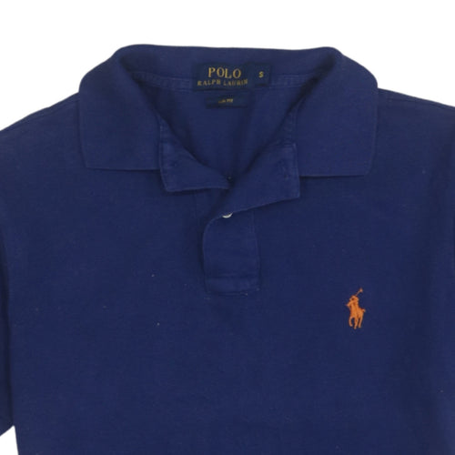 Ralph Lauren Men’s Blue Slim Fit Cotton Polo Shirt Size S