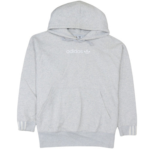 Adidas Women’s Grey Pullover Hoodie Size 20 Cotton Blend Casual