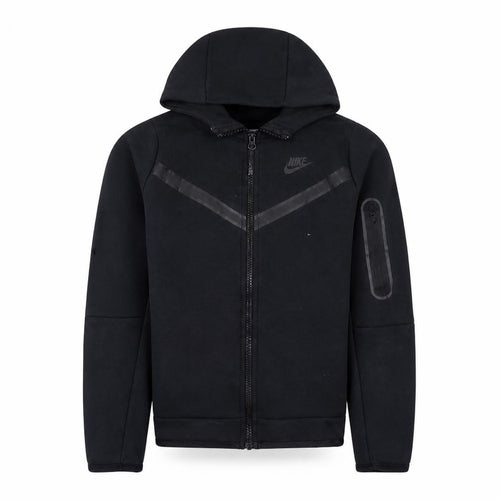 Nike Boys Black Full Zip Hoodie Size L 147-158cm Sports Fleece Sweatshirt