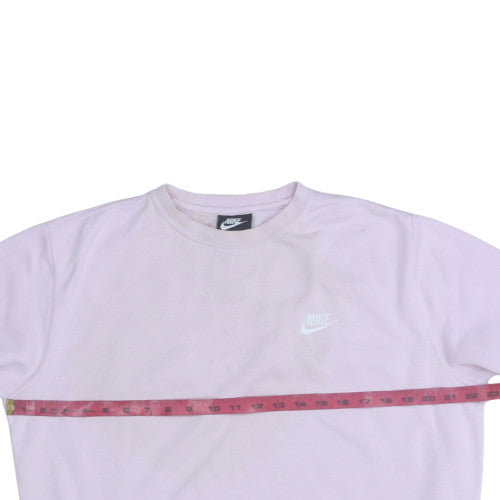 Nike Womens Lilac Crew Neck Pullover Sweatshirt Size M