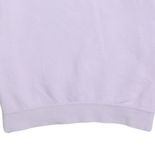 Nike Womens Lilac Crew Neck Pullover Sweatshirt Size M