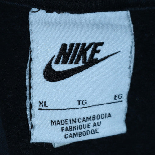 Nike Men's Black XL Pullover Hoodie with Logo