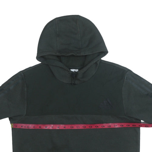 Adidas Men's Black Pullover Hoodie Size M Fleece Sportswear