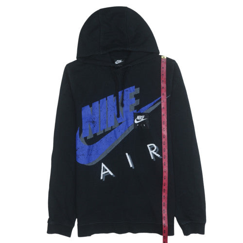 Nike Men's Black Pullover Hoodie M Graphic Print Sportswear