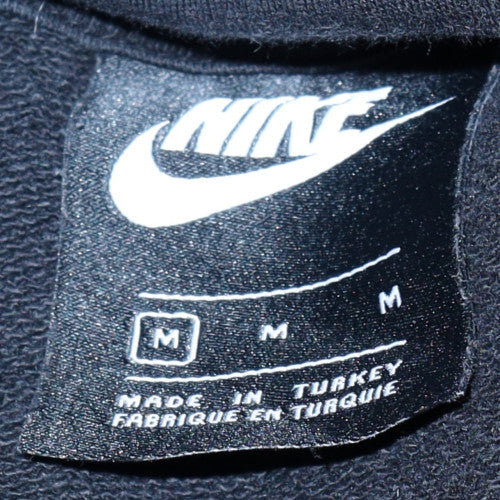 Nike Men's Black Pullover Hoodie M Graphic Print Sportswear